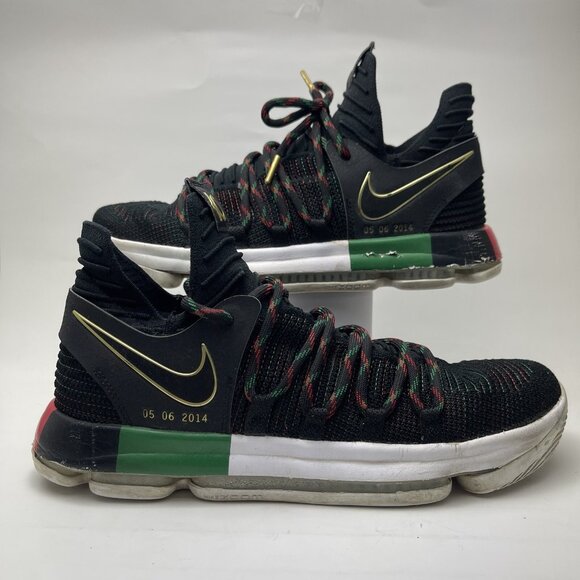 Nike KD 10 Black History Month Basketball Shoes Men's (Size: 10) 897817-003 - Picture 2 of 13